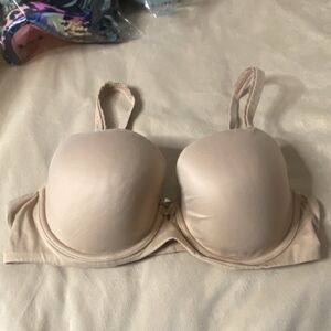 Victoria's Secret Body by Victoria Demi Bra Beige 36D Lined Underwire Adjustable